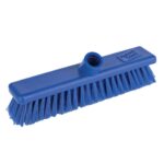 12" / 30cm Washable Hygiene Broom Head STIFF - B/G/R/Y - Image 2