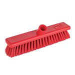 12" / 30cm Washable Hygiene Broom Head STIFF - B/G/R/Y - Image 4