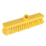12" / 30cm Washable Hygiene Broom Head STIFF - B/G/R/Y - Image 5