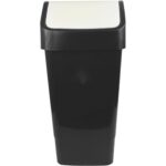 enviropal® 50 Litre Swing Top Bin Black