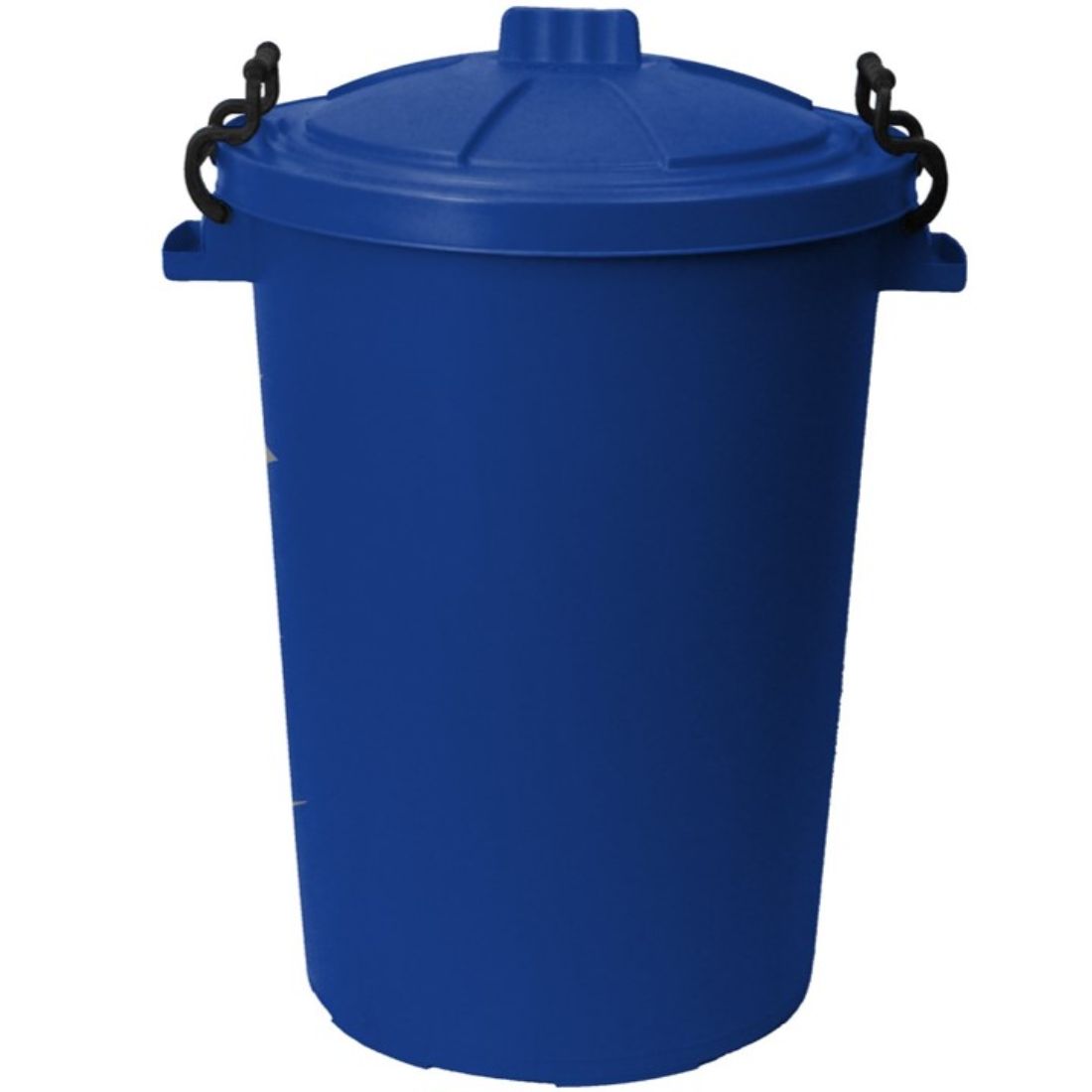 DB-85LID-BL-1.jpg enviropal® TuffBin™ Extra Large Heavy Duty 85 Litre Dustbin With Clip-On Lid Blue - Image 1