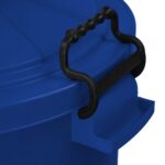 enviropal® TuffBin™ Extra Large Heavy Duty 85 Litre Dustbin With Clip-On Lid Blue - Image 3