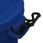 enviropal® TuffBin™ Extra Large Heavy Duty 85 Litre Dustbin With Clip-On Lid Blue - Image 4