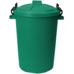 enviropal® TuffBin™ Extra Large Heavy Duty 85 Litre Dustbin With Clip-On Lid Green