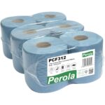 Perola® WypaRol™ Contract 2-Ply Blue Centrefeed Rolls (1x6)