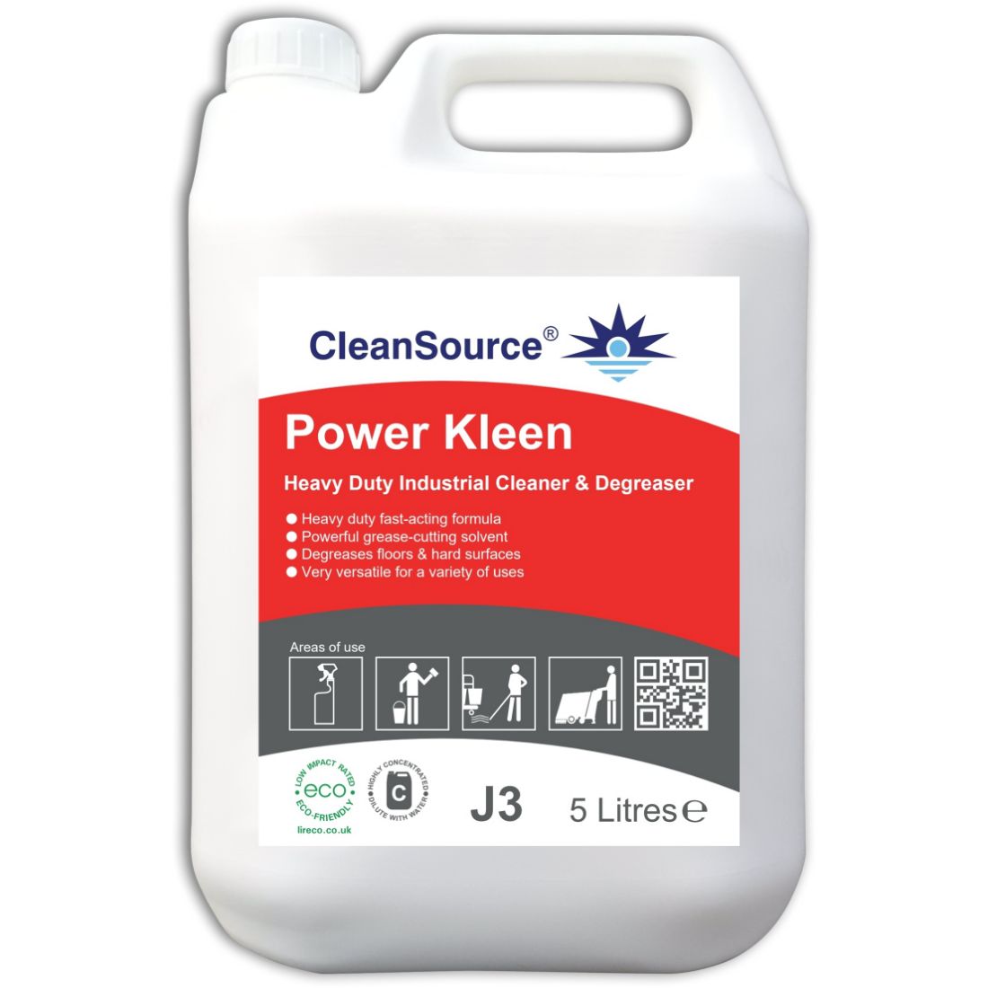 Power-Kleen-5L.jpg CleanSource® POWER KLEEN Heavy Duty Cleaner & Degreaser 5L - Image 1