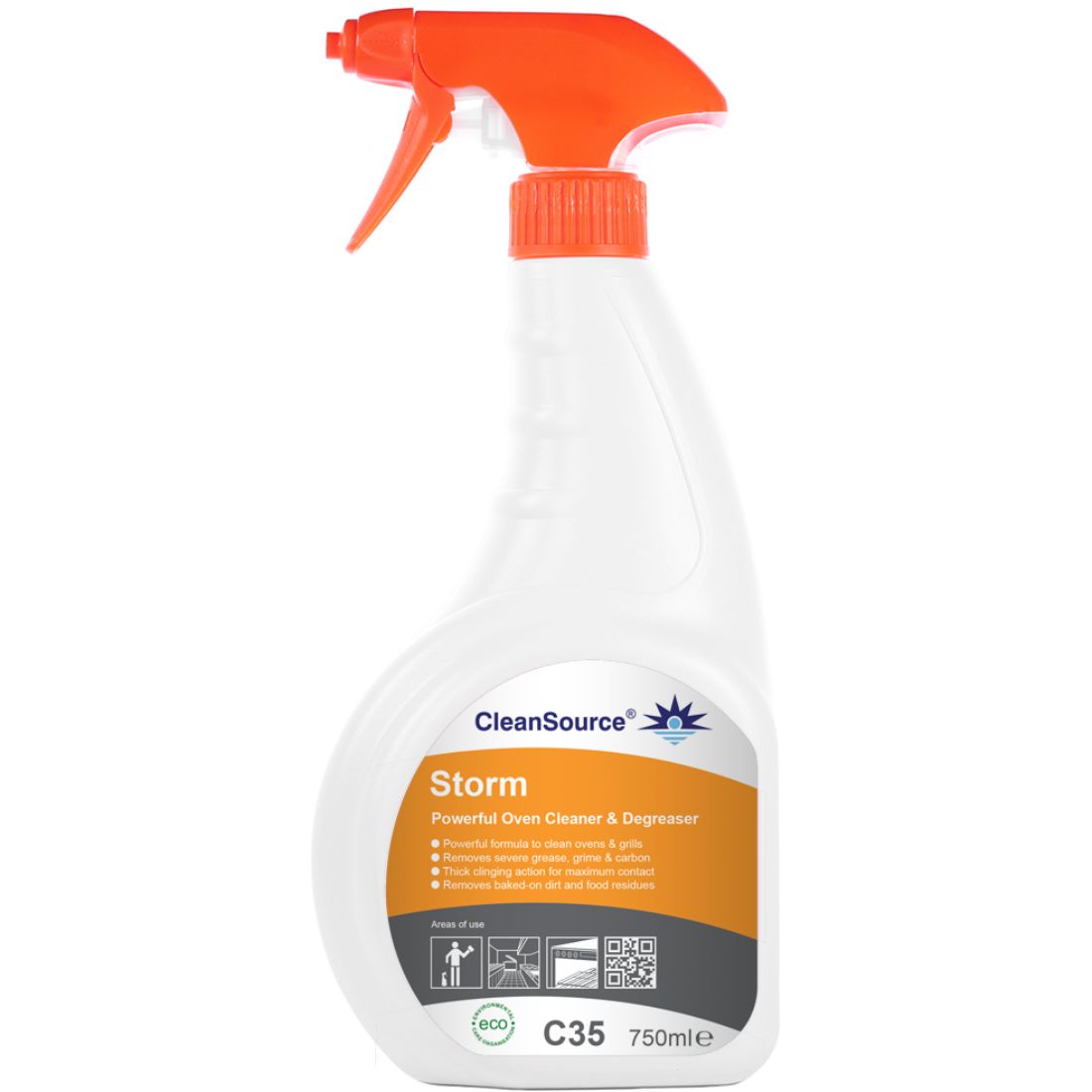 Storm-750ml-1.jpg CleanSource® Professional Heavy Duty Oven Foaming Cleaner 750ml - Image 1