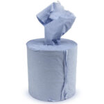 Perola® WypaRol™ Contract 2-Ply Blue Centrefeed Rolls (1x6) - Image 5