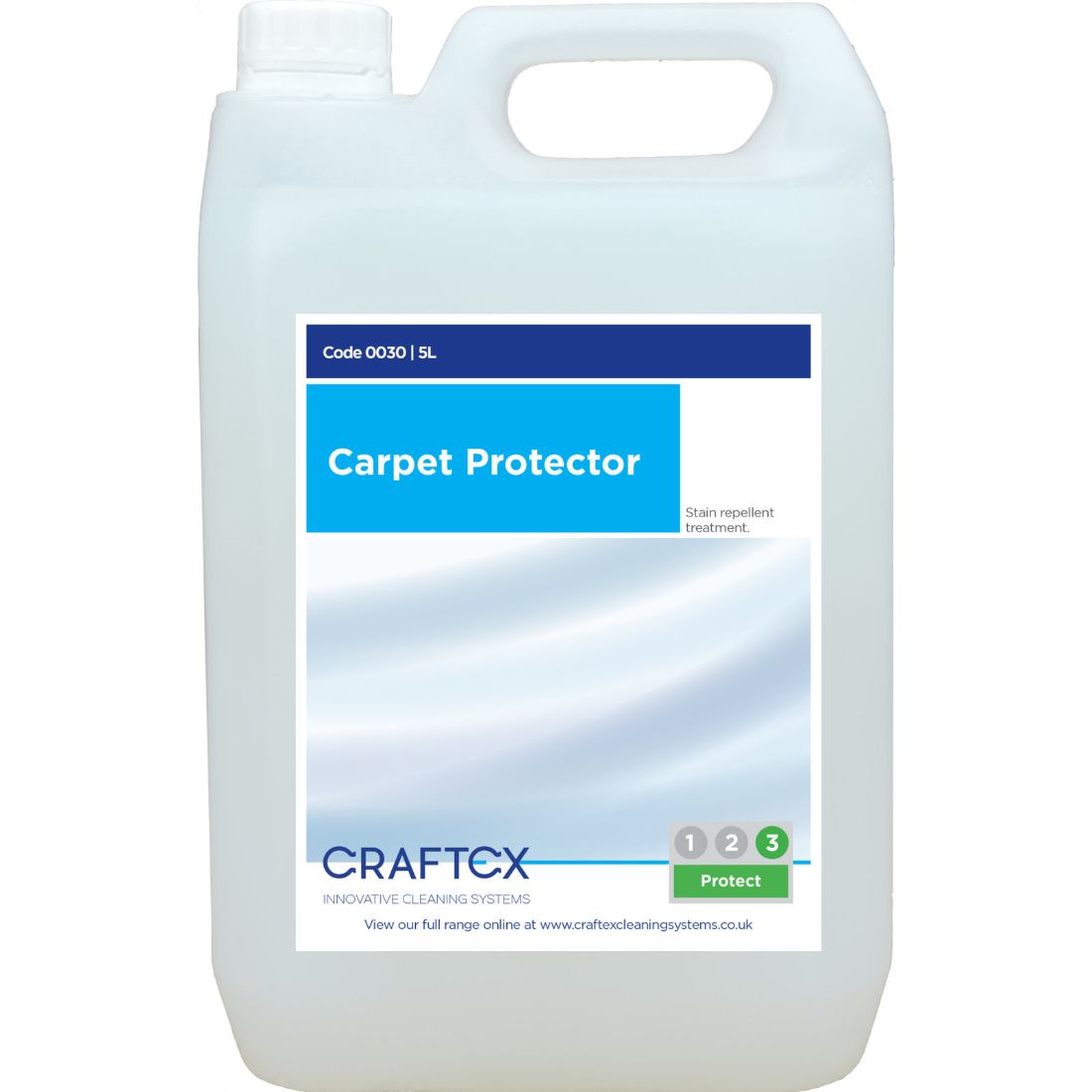 0030.jpg Craftex CARPET PROTECTOR Specialist Carpet & Upholstery Protection 5L - Image 1