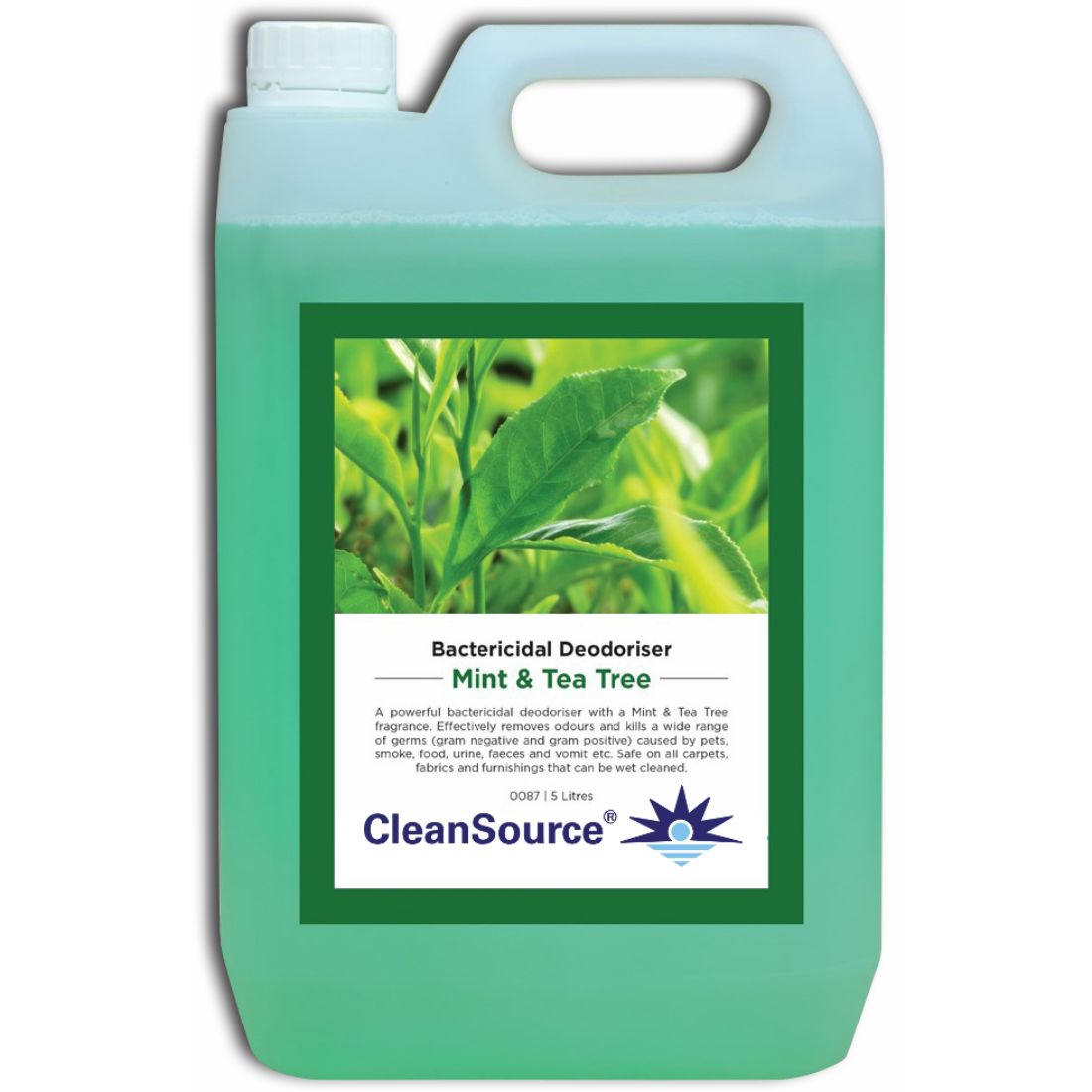 0087.jpg Natural Tones MINT & TEA TREE Anti-Bac Deodoriser & Sanitiser 5L - Image 1