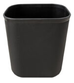 enviropal® 12 Litre Black Rectangular Plastic Waste Basket - Image 2