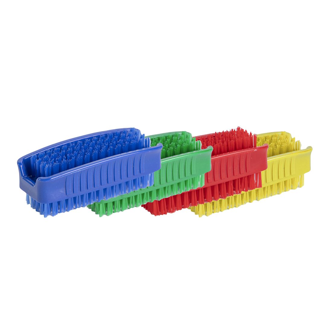 104946_1.jpg 90mm STIFF Bristle Double Sided Plastic Nail Brush - Image 1