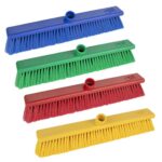 18" / 45cm Washable Hygiene Broom Head SOFT - B/G/R/Y