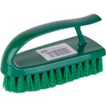 140mm STIFF Bristle Hygiene Grippy Scrub Brush - B/G/R/Y - Image 3