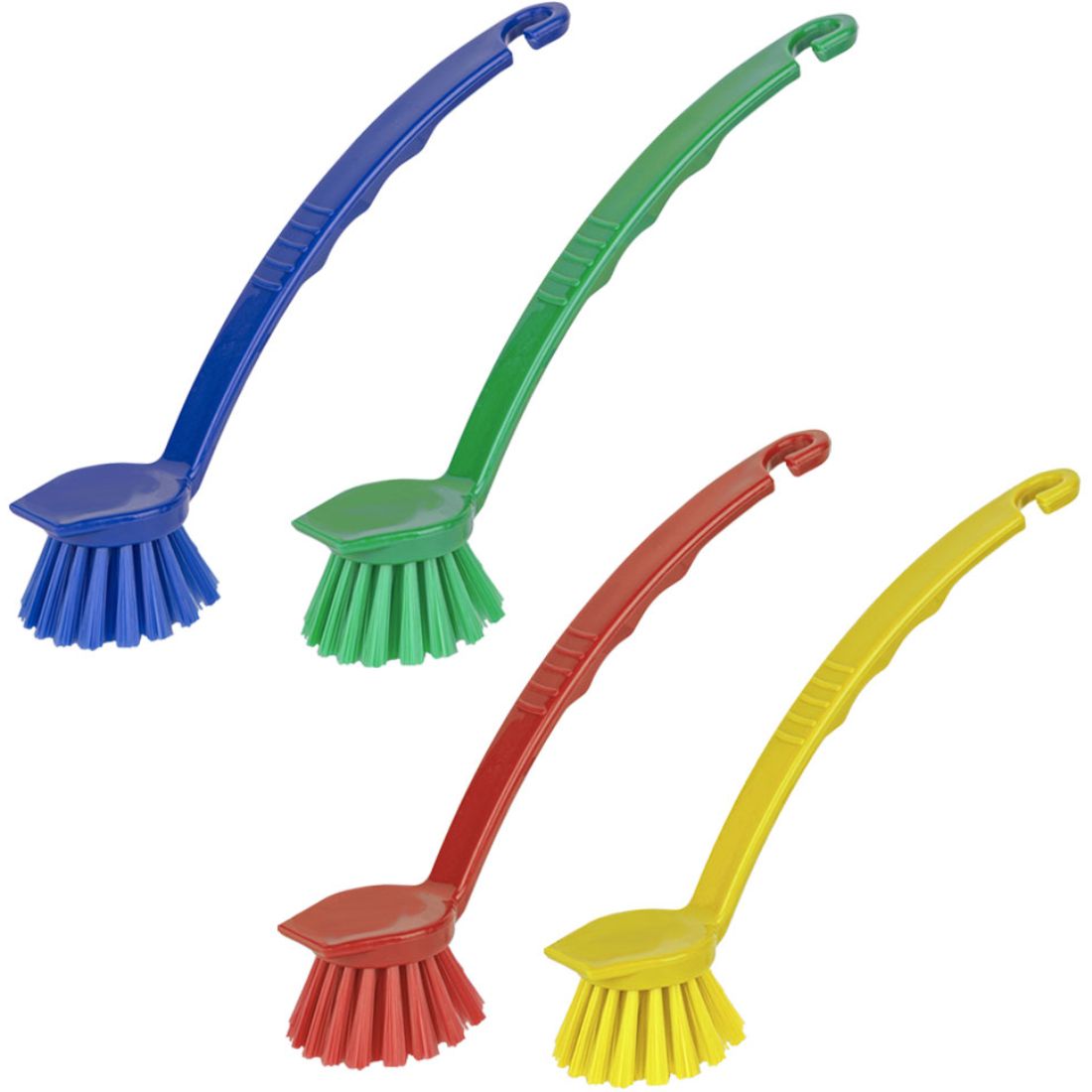 104952_washable-washing-up-brush-group-104952.jpg General Purpose Hygiene Washing-Up Brush - B/G/R/Y - Image 1