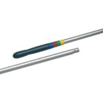Vileda UltraSpeed Pro 150cm Ergonomic Aluminium Mop Handle With Coloured Clips