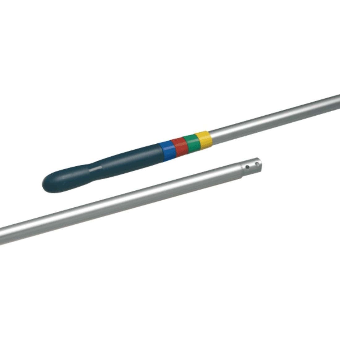 119968-1.jpg Vileda UltraSpeed Pro 150cm Ergonomic Aluminium Mop Handle With Coloured Clips - Image 1
