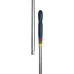 Vileda UltraSpeed Pro 150cm Ergonomic Aluminium Mop Handle With Coloured Clips - Image 2