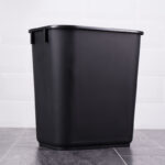 enviropal® 12 Litre Black Rectangular Plastic Waste Basket