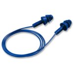 Uvex Whisper Plus Metal Detectable Corded Ear Plugs (50 Pairs)