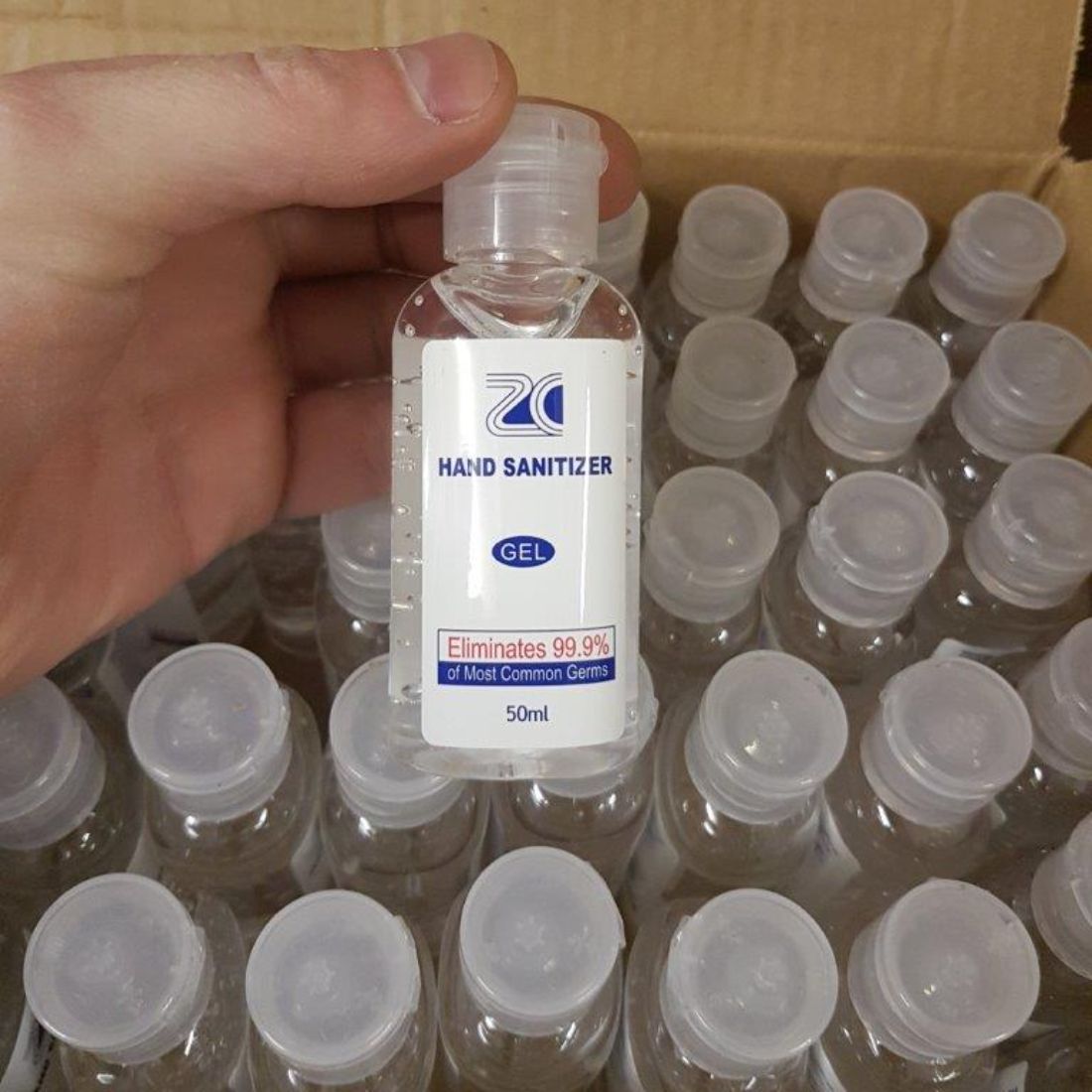 2C_San_Box_1.jpg 2C Instant Alcohol Hand Sanitiser Gel 75% 50ml Bottle - Image 1