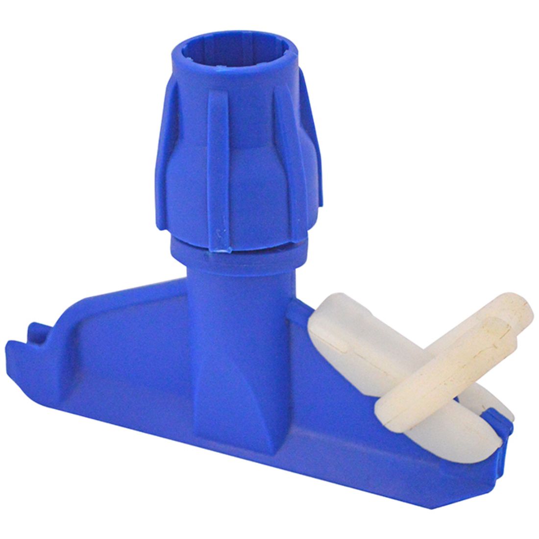 3081bl.jpg CleanSource® Plastic Kentucky Mop Holder Blue - Image 1