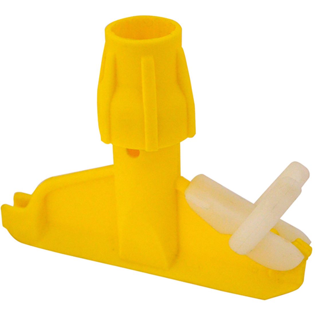 3081yl.jpg CleanSource® Plastic Kentucky Mop Holder Yellow - Image 1