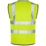Hi-Vis Yellow Velcro Vest - Various Sizes - Image 2