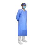 Strong Blue Fluid Resistant Isolation Gowns (Pack 100) - Image 2