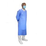 Strong Blue Fluid Resistant Isolation Gowns (Pack 100) - Image 3