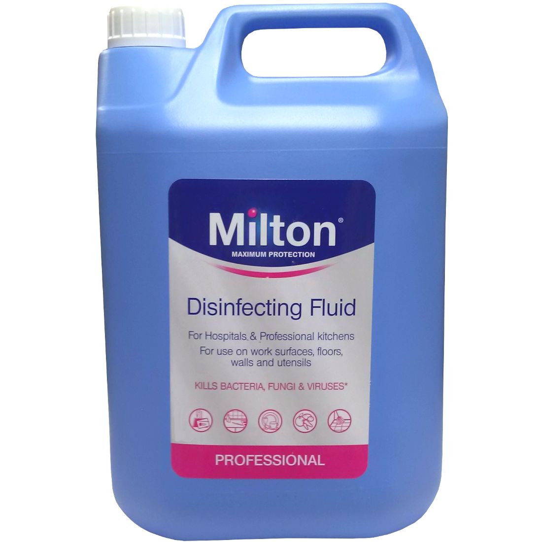 45836.jpg MILTON Sterilising & Disinfectant Fluid 5L - Image 1