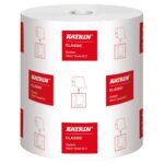 Katrin Classic System Hand Towel Rolls 2-Ply White 160m (1x6) - Image 2