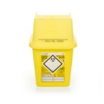 Yellow Sharps Disposal Bin 4 Litre - Image 2
