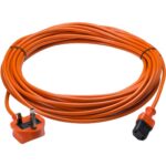 501802 Sebo Evolution Vacuum Cleaner Cable (Plug In) 12 Metre Hi-Vis Orange