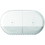 Tork® T9 Elevations Mini SmartOne System Twin Toilet Roll Dispenser White - Image 3
