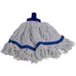 230g SYR Interchange Midi Rewashable Hygiene Mop Heads Blue (1x5)