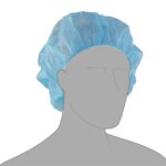 Blue Disposable Bouffant Mob Caps (10x100)