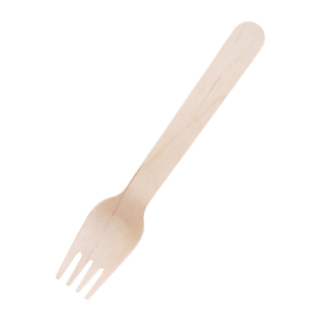 CD903.jpg enviropalĀ® Biodegradable Wooden Forks (1x100) - Image 1