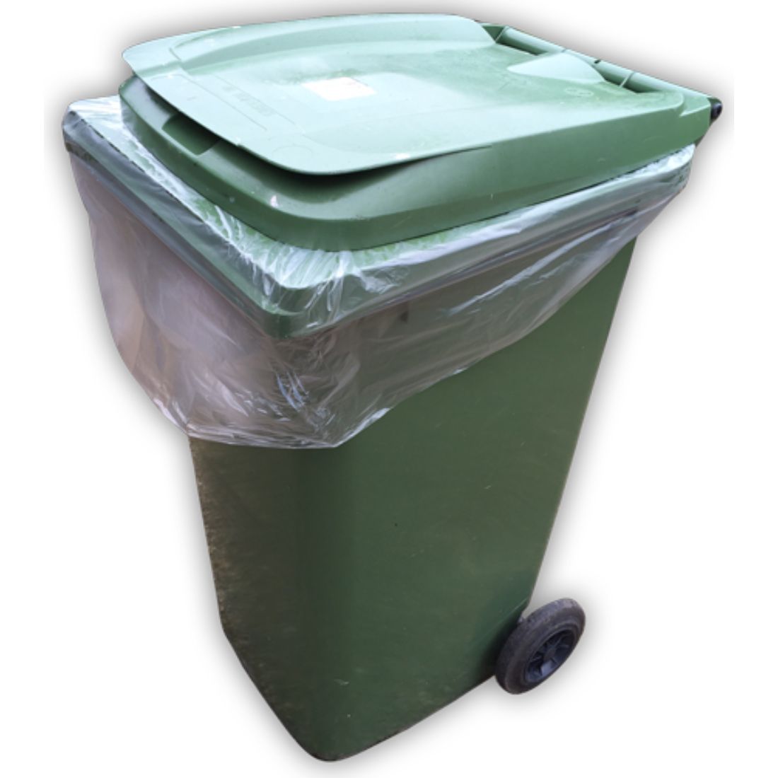 CLWBL.jpg envirosackĀ® XL Clear Wheelie Bin Liners (30x45x54") 270L (1x100) - Image 1