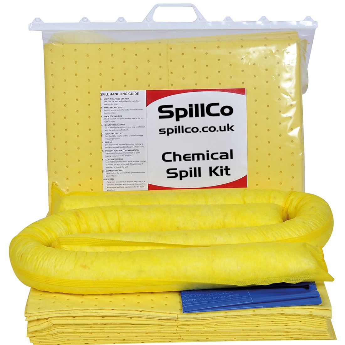 CSK20CT@.jpg SpillCo™ 20L On-The-Go Chemical Spill Kit in Snap-Close Bag - Image 1