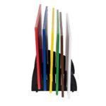Set of 6 Large Colour Coded Chopping Boards With Plastic Rack & Wall Chart - Image 2