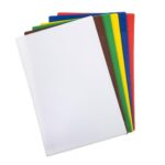 Set of 6 Large Colour Coded Chopping Boards With Plastic Rack & Wall Chart - Image 6