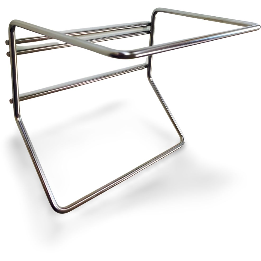 Chrome-Wall-Bracket-Cut-out.jpg CleanSource® Chrome Bottle Holder Holds (2 x 2L) or (1 x 5L) - Image 1
