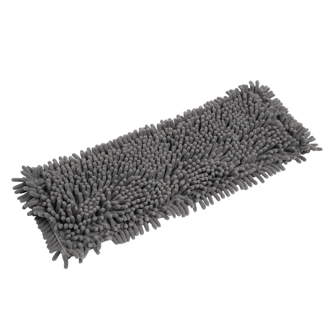 DB082.jpg SYR Snapper 40cm (16") Superdry Drying Flat Mop Head Grey - Image 1