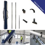 32mm x 5.1 metre (17 FT) Glass Fibre Internal High Reach Vacuum Pole Set for Henry / Numatic / Pacvac