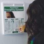 Wall Mounted Emergency Eye Wash Dispenser + 25 Eye Wash Pods - Image 2