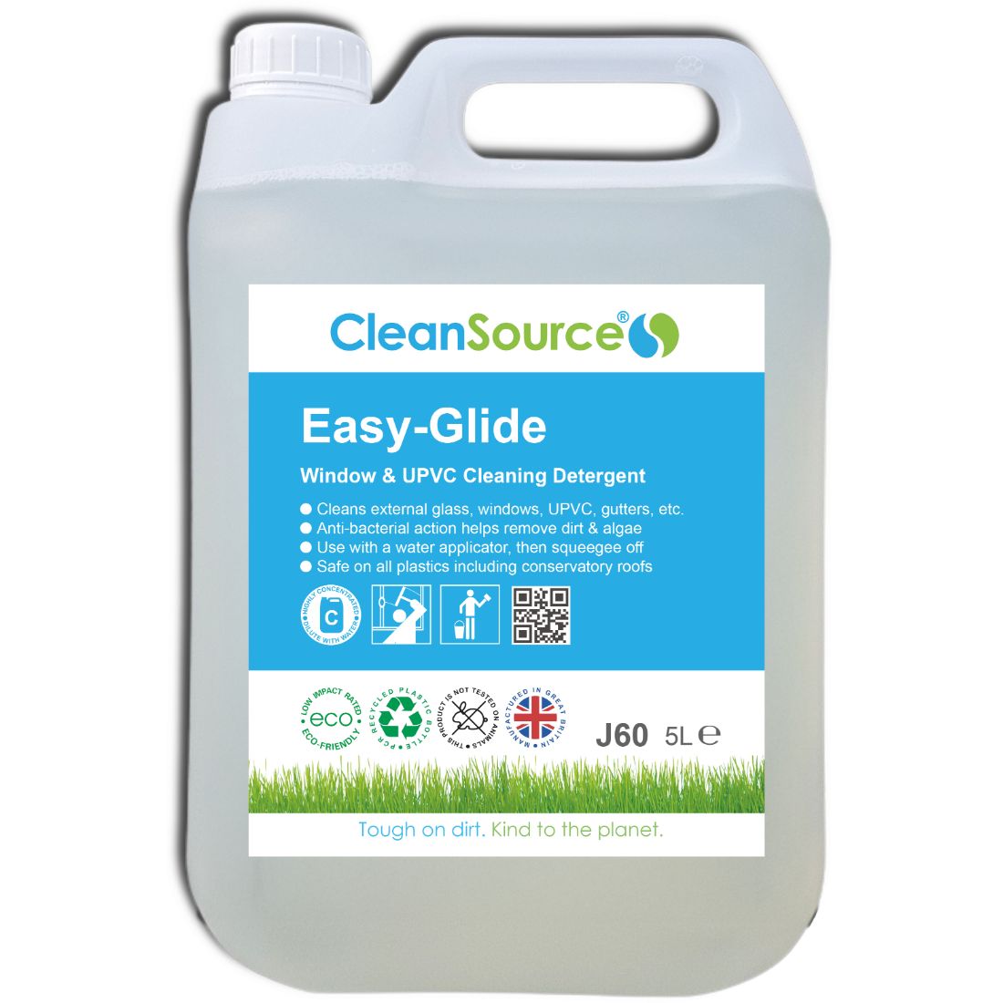 Easy-Glide-5L.jpg CleanSource® EASY-GLIDE Window & UPVC Cleaning Detergent 5L - Image 1