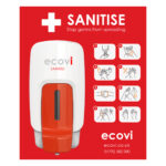 ecovi® SANITISE Wall Board Dispenser Station