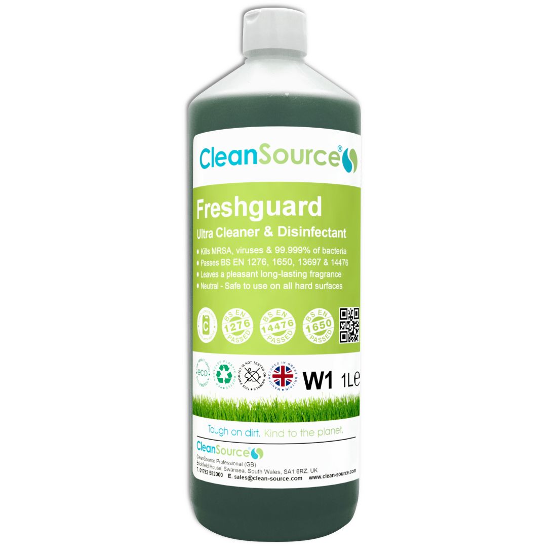 Freshguard-1L-1.jpg CleanSource® Freshguard Perfumed Virucidal Cleaner & Disinfectant 1L - Image 1