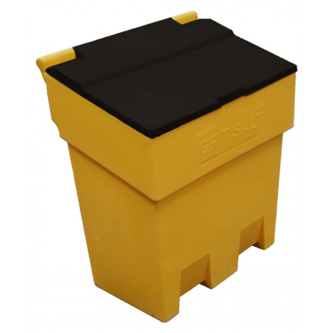 GB200-Y-B.jpg enviropalĀ® 200L (7 CU.FT) Grit Bin - Yellow Base/Black Lid - Image 1